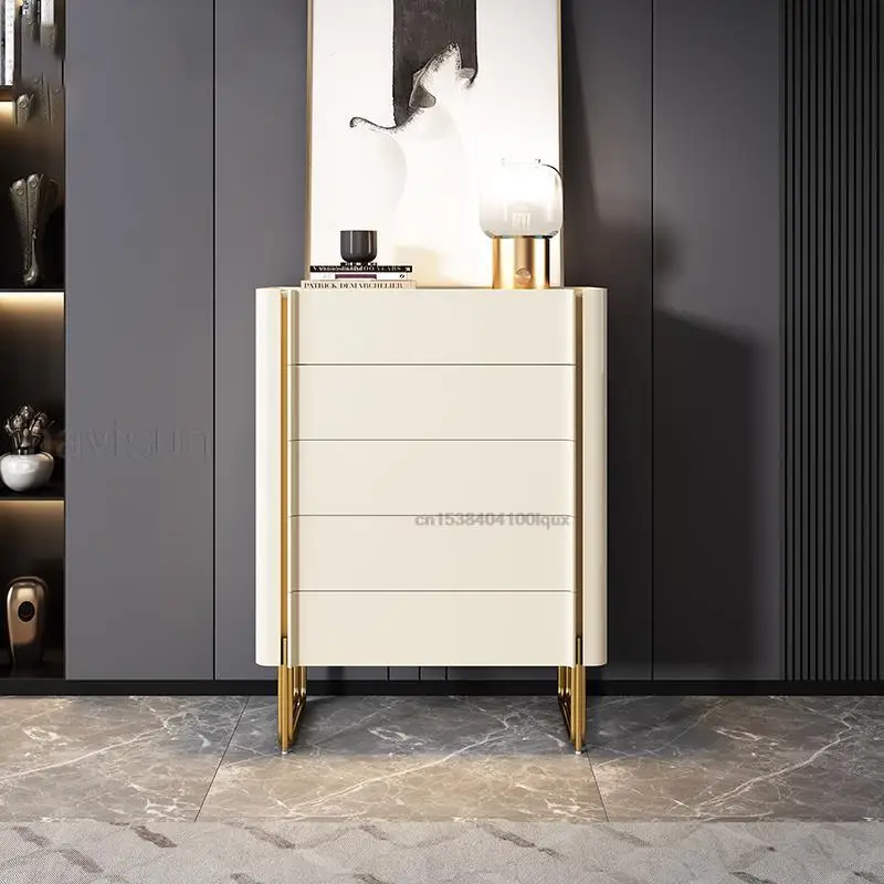 Modern Light Luxury Chest Of Drawers Dining Room Three-drawer Sideboard Simple Bedroom Storage Six-drawer Cabinet Furniture