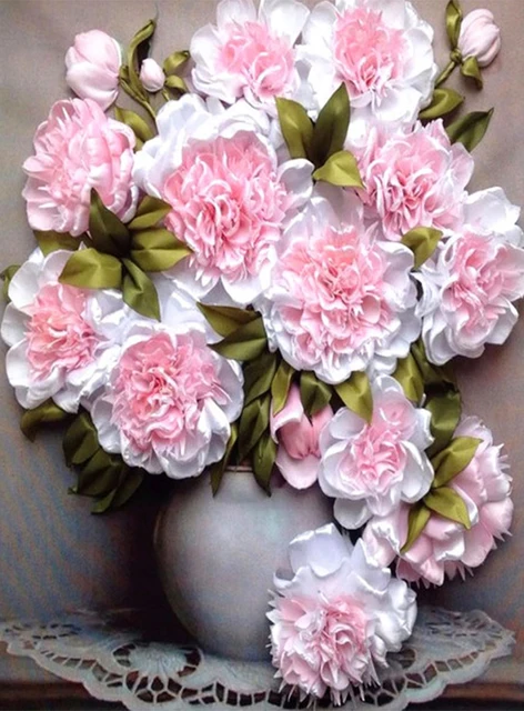 5D Diamond Painting Flower Full Diamond Tulip Rose DIY Diamond Mosaic Art Painting Cross Stitch Rhinestone Embroidery Home Decor CY-HH00061AE6
