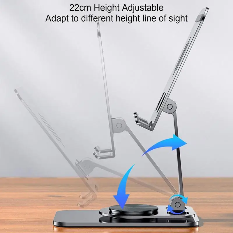 Adjustable Tablet Mobile Phone Desktop Phone Stand For IPad Tablet Desk Holder 360 Degree Rotation Stand Foldable Phone Holder