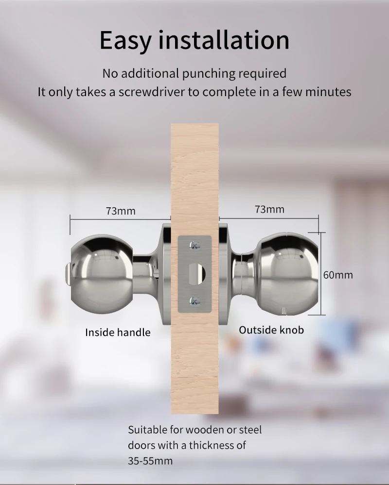 K10 Tuya APP Biometric Fingerprint Smart Door Lock Electronic Lock Keyless Secur