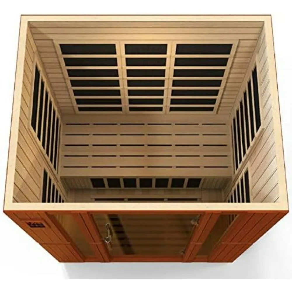 SAUNAS，3-Person Low EMF Far Infrared Sauna, Sauna Rooms 2