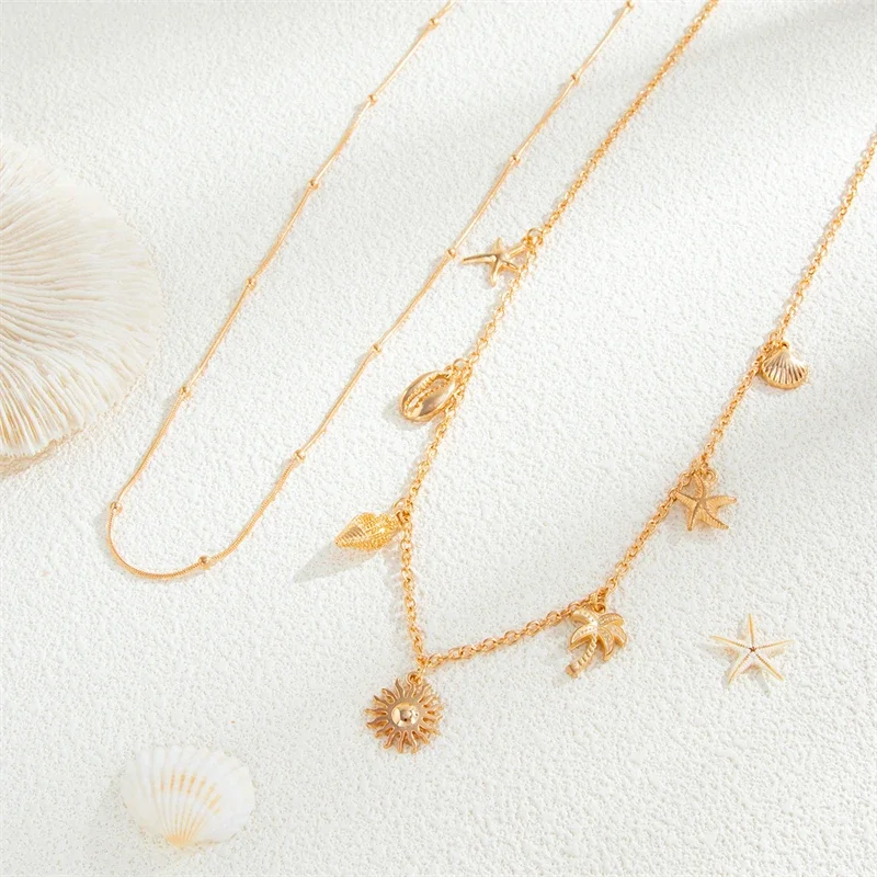 Bohemian Seestern Muschel Shell Taille Kette für Frauen Mode Imitation Perle Persönlichkeit Strand Bauch Kette Körper Schmuck Geschenke – Detail 25