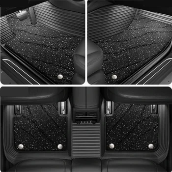 Tappetini per auto a doppio strato per JAC S5 S2 S3 S4 S7 T6 T8 IEV4 IEV5 IEV6 IEV7 IEVS4 IEVA50 Tappeti per auto Accessori auto