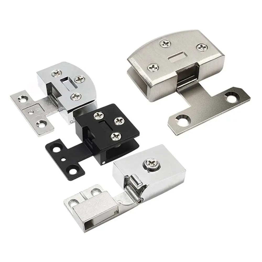 Description Picture 5 of itemPortable Furniture Glass Clip Hinge Metal Display Cabinet Hinge Bathroom Door Gasket Glass Clip Accessories Hinge Protector