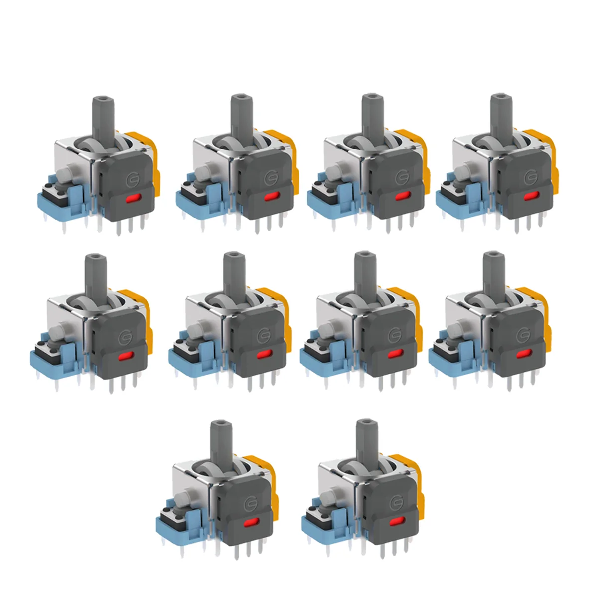 Joystick Da 10 Pezzi Aggiornati Per Joystick Ps4 Joystick Regolabili Elettromagnetici Ad Alta Precisione Hall