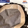 Curly Toupee For Men Brown Color Mono Hair System Unit for Men Durable Male Hair Prosthesis 100% Human Hair Unit Men's Wig 4