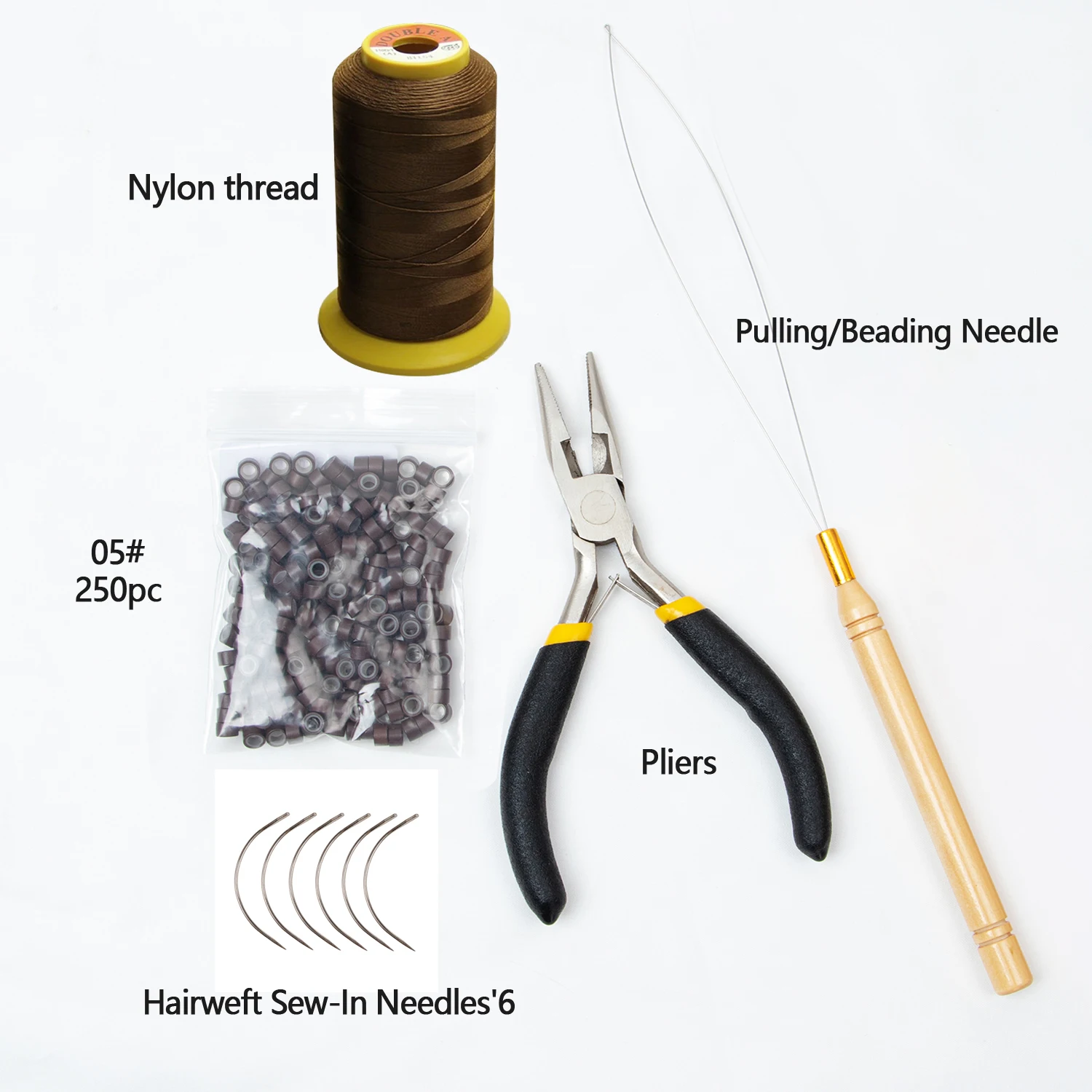 microlink ferramentas de extensão do cabelo micro anéis link acessórios de extensão do cabelo contas de tubo de silicone micro ligação