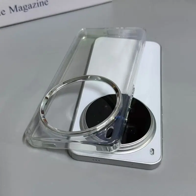 Magnetic Transparent TPU Soft Silicone Shockproof Bumper Phone Case