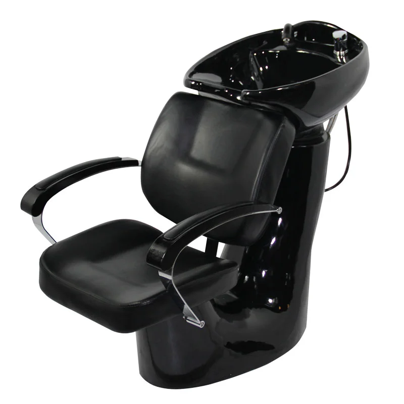 

Hair Salon Equipment Shampoo Chair Ergonomics Home Hairdressing Bed Shampoo Chair Barber Shop Sink Sillas Salon Furniture QF50SC