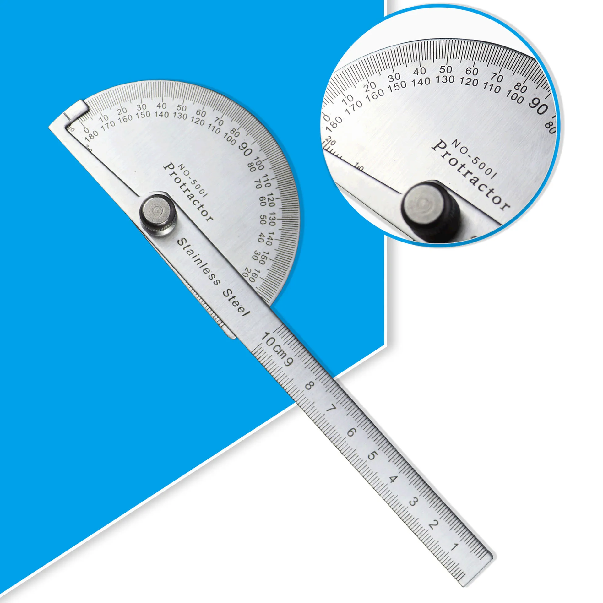 Rapporteur 180° Pour Gravure Sur Bois Rapporteur En Alliage D