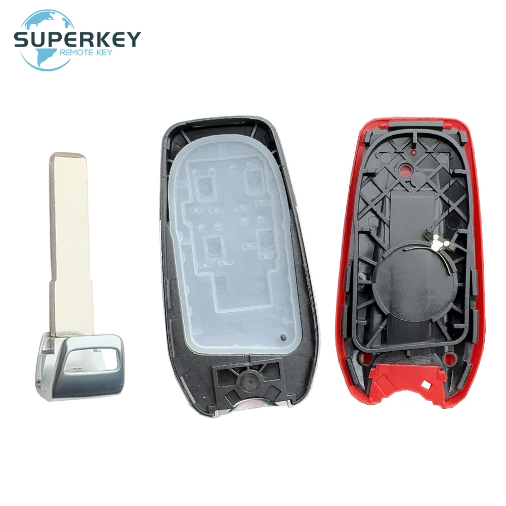 Key Shell For Ferrari 458 588 488GTB LaFerrari 2014- NO 4 button Fob Remote Car key Case Cover CS094004