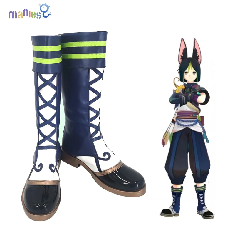 

Manles Tighnari Genshin Cosplay Genshin Impact Tighnari Shoes Men's Boots Halloween Shoe Cosplay