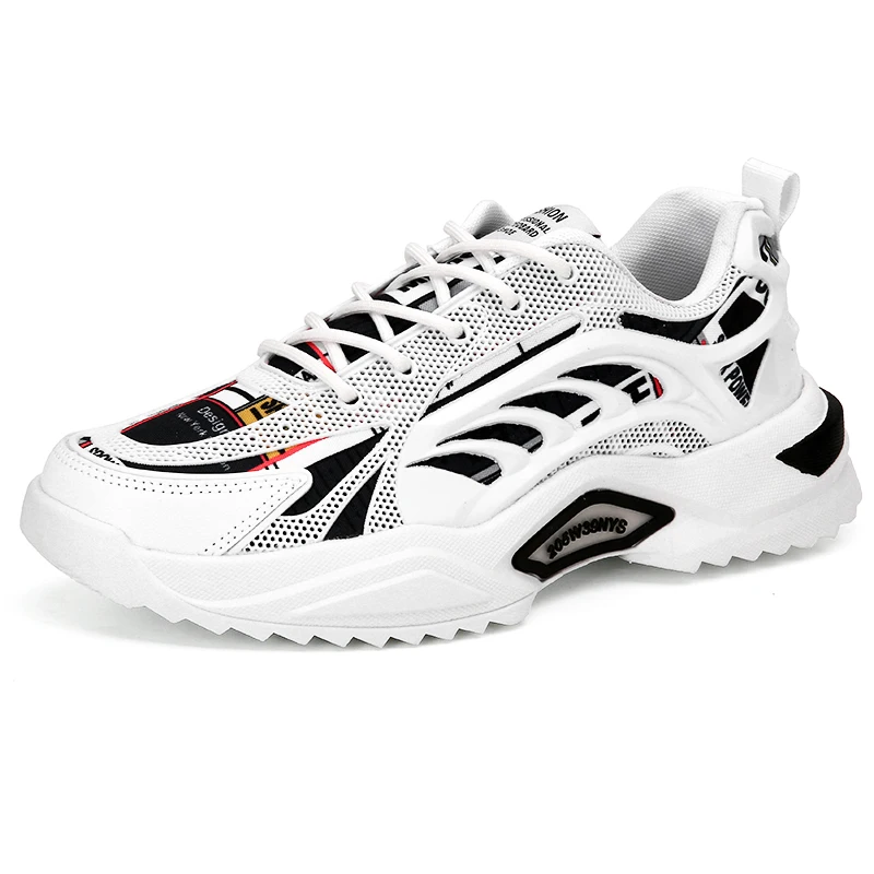 

Fujeak Trendy Lightweight Non-slip Sneakers Breathable Running Shoes Plus Size Comfortable Footwear Outdoor Casual Men's Shoes
