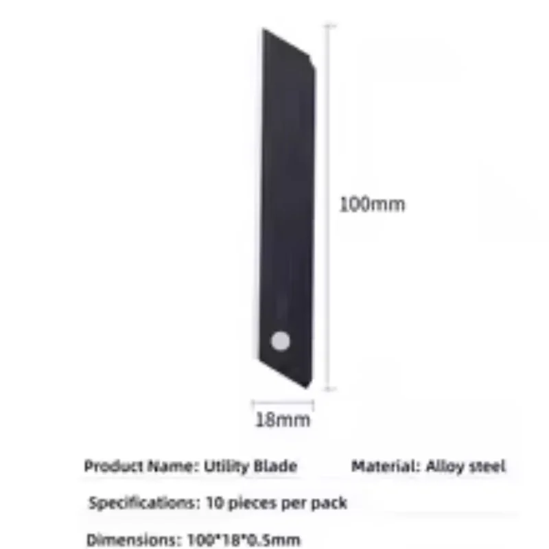Cutter  Blade Utility Knife Plastic Handle Coated Blade Cutter Safety Box Opener Tool Office Home Cutting Tools - 6