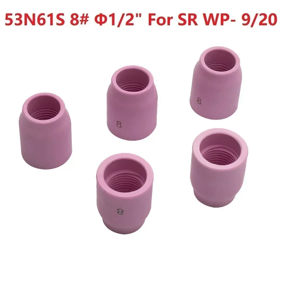 anmenmin専用 5Pcs Per Set 53N61S Alumina Ceramic Nozzles Gas Lens Cup For TIG