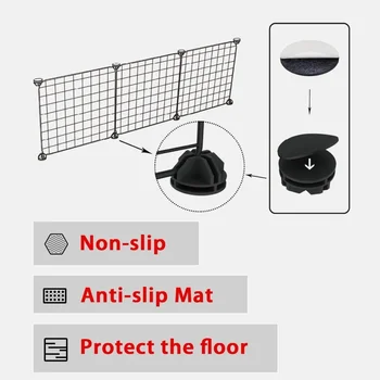 Door for Cats Cat Cage Large DIY Indoor Pet Home Small Animal House Detachable Playpen With 3 Doors 5 Tiers for 1-5 Cat Network 4