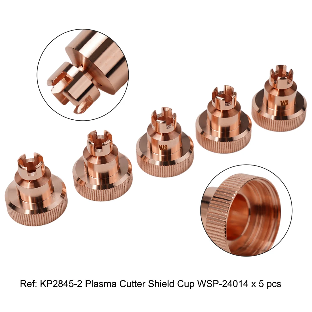 

Plasma Shield Cup Fittings Guard Cup KP2845-2 Parts Replacement 5pcs Accessories For Tomahawk 1538 LC105 Torch