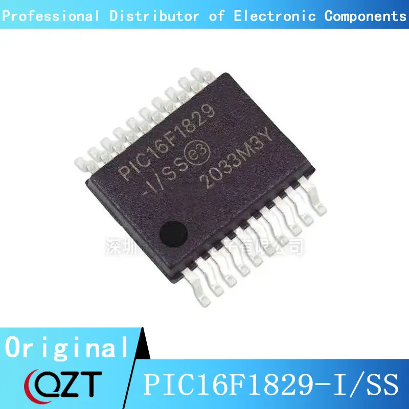 10pcs/lot PIC16F1829-I/SS SSOP PIC16F1829 16F1829 PIC16F1829-ISS SSOP-20 chip New spot 10pcs tle94106es ssop 24 new and original integrated circuit ic chip supports bom list