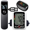 Portable Tonometer Digital LCD arm tensiometers Blood Pressure Monitor Heart rate Meter Large Cuff Sphygmomanometer Health Care 1