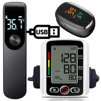 Portable Tonometer Digital LCD arm tensiometers Blood Pressure Monitor Heart rate Meter Large Cuff Sphygmomanometer Health Care 1