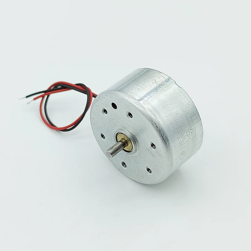 RF-300FA-12350 Micro DC Motor - 1.5V-6V, 7700 RPM, 24mm Round Spindle Motor For DIY Projects