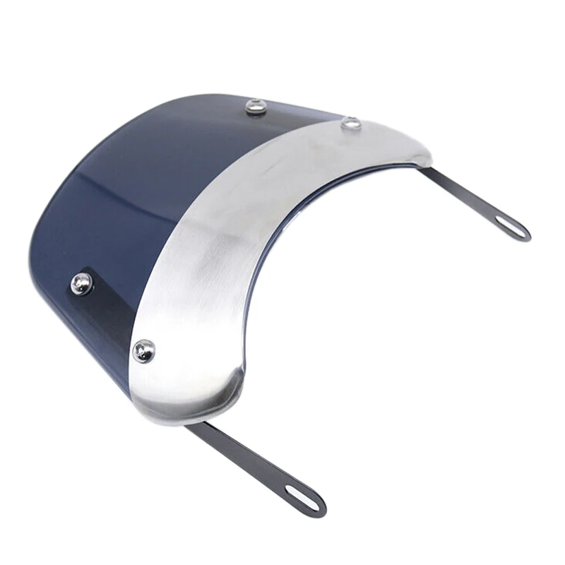 레트로 오토바이 라운드 헤드라이트, 앞 유리 키트, 5-7 인치, 3mm