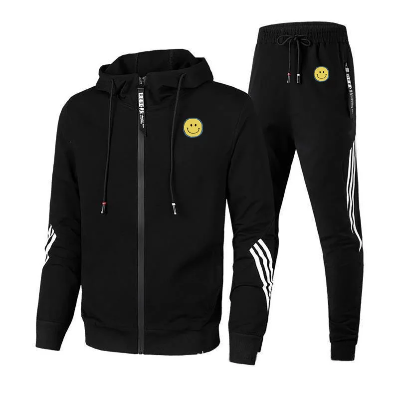 

tracksuit men two piece set mens sweatsuits zip jacket trackpants fashion sport suits jogging set joggers sweat suits male set