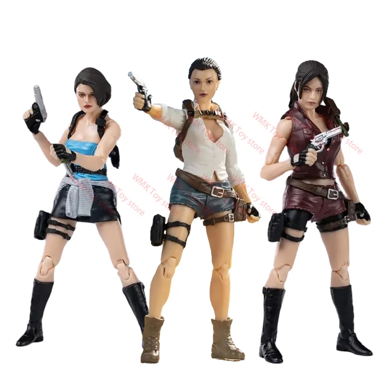 

Borisping игрушки Ak18 1/18 женский солдат экшн-фигурки наборы для предварительной сборки проживающая зло Клэр Джилл игра кукла модель игрушки подарки