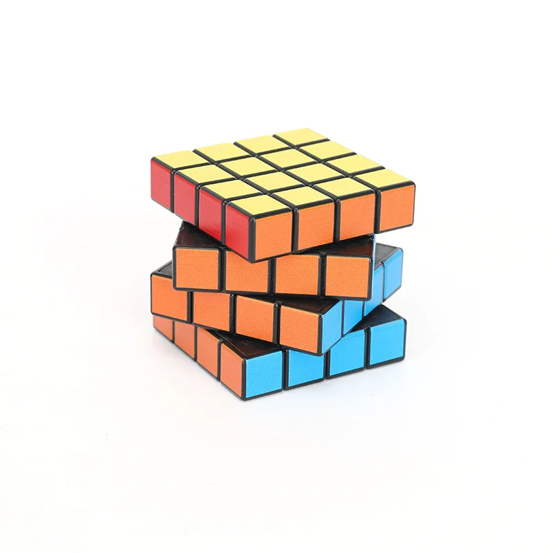 Herb Grinder Smoking Accessories Tobacco Smoking Accessories Tobacco Grinder 60mm Rubik's Cube Shape 4-layer Zinc Alloy Dry Spice Crusher for Smoke