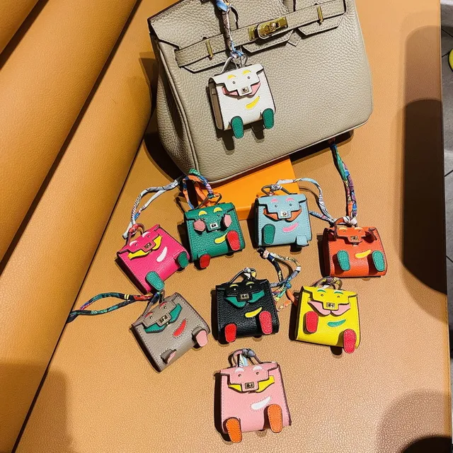 H Home With The Same Mini Kell y Doll Bag Pendant Cute Little Monster Headphone Bag Car Key Chain Car Pendant 1