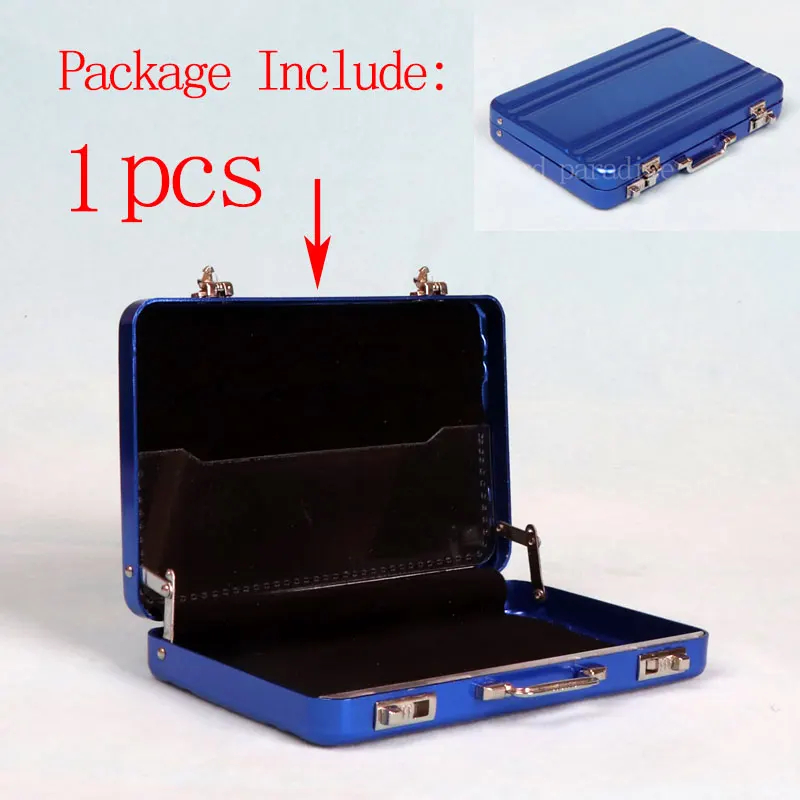 Mini Suitcase Password Cash Money Box Dolls Furniture Model Pretend Play Game Toys For Dollhouse Aceessories Kids Gift 5