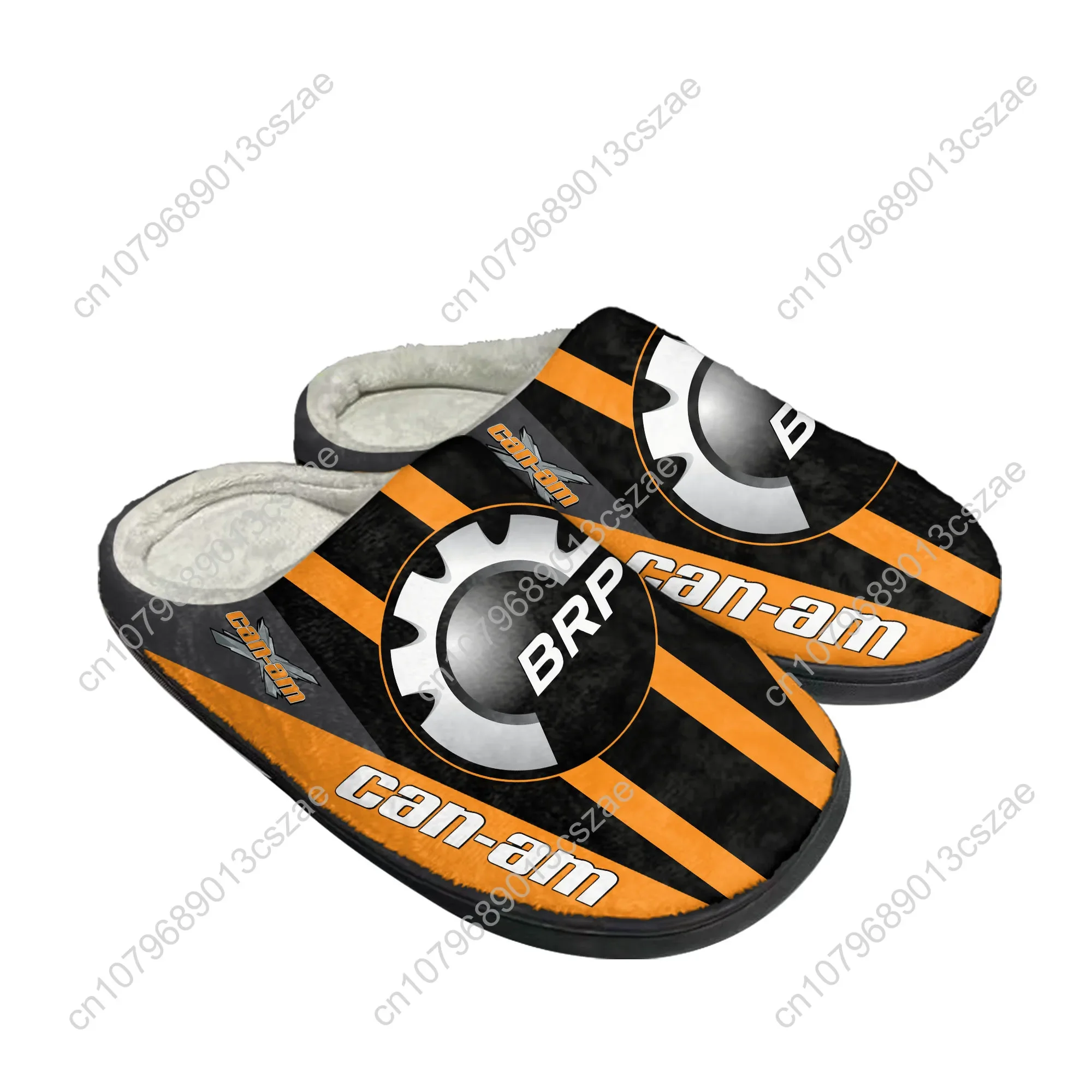 Can-am Shoes Home Cotton Slippers Mens Womens Plush Bedroom Casual Keep Warm Shoes Thermal Indoor Slipper Customized DIY Shoe