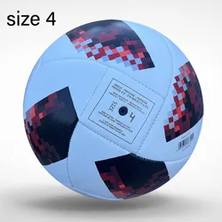 Premium Seamless Outdoor Soccer Ball - Official Size Professional Training Football (Size 4 telstar)