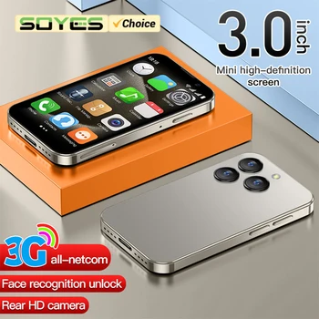 SOYES XS18 Pro 3.0 "Mini Smartphone 2GB RAM 16GB ROM reconnaissance faciale Android8.1 double SIM veille 1000mAh 3G réseau téléphone 1