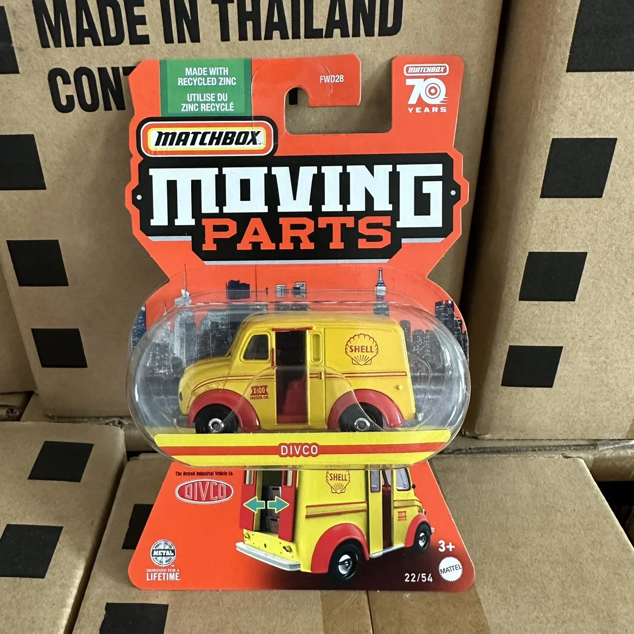 Mattel Matchbox 시뮬레이션 도시 자동차 수집기 시리즈, FWD28 이동식 문짝 오프닝 활동 차량 장난감, 어린이 선물
