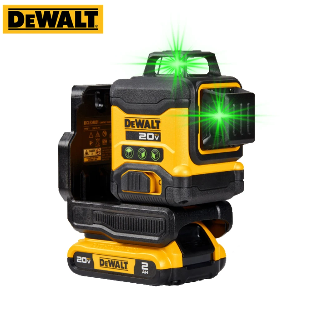 DewaltLaserLevel360SelfLeveling20VLithiumBatteryGreenLasers