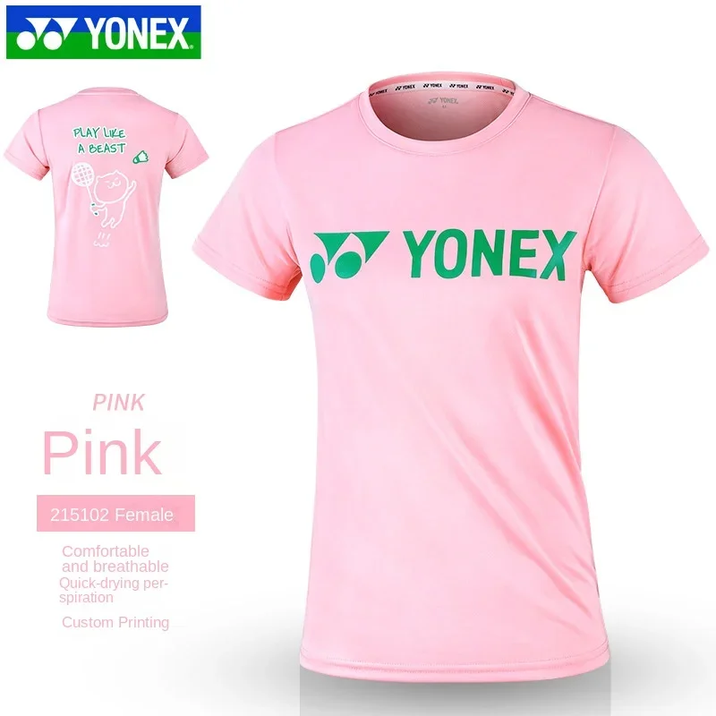 Fashion Sport Short Sleeve T-shirts Polo Badminton Tennis for Women 1 Pcs Province Team Tops 110353