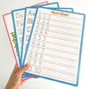 4PCS Children Number & Alphabet Dry Erase Board handwriting board Double Sided Durable Portable Whiteboards for school classroom 4