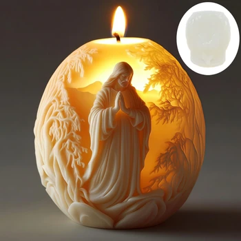 Jesus Egg Relief Mold 1