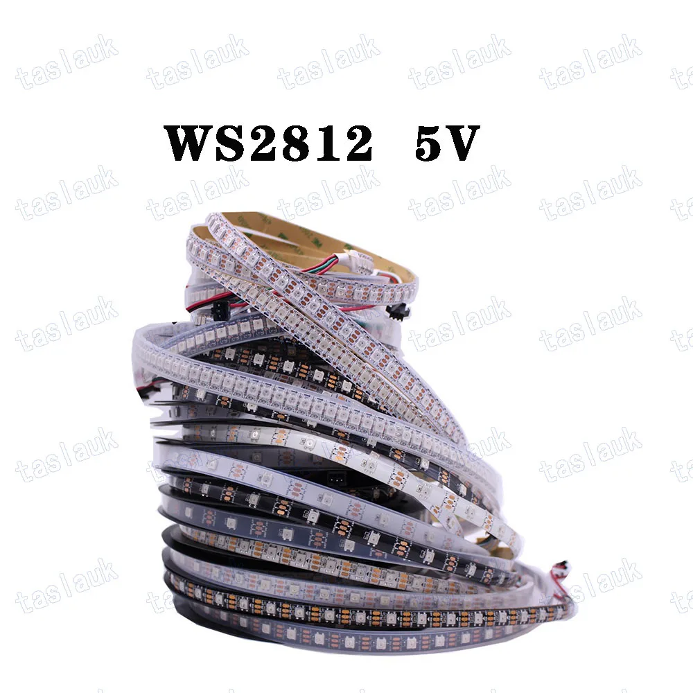 WS2812B WS2811 WS2815 WS2813 RGBIC LED 스트립 WS2812 30/60/144픽셀/Led/m 개별적으로 주소 지정이 가능한 스마트 테이프 조명 DC5V/12V
