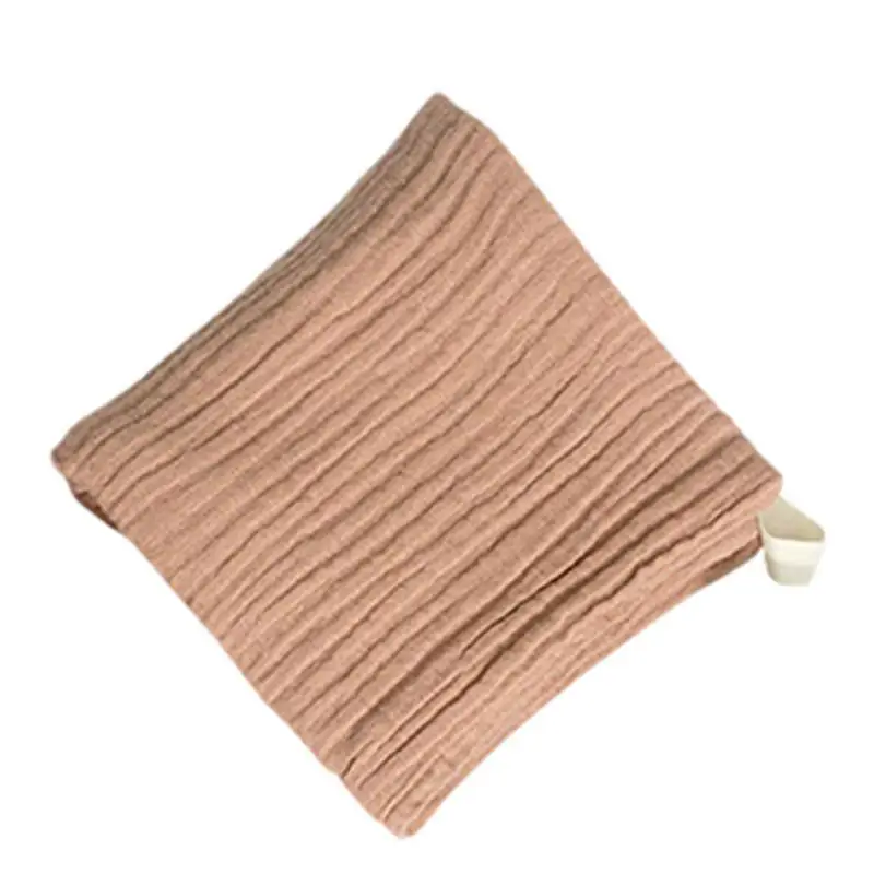

Baby Face Cloth Towel Absorbent Bath Washcloth For Kindergarten Reusable Lanyard Cloth For Feeding Mouth Face Saliva Protection