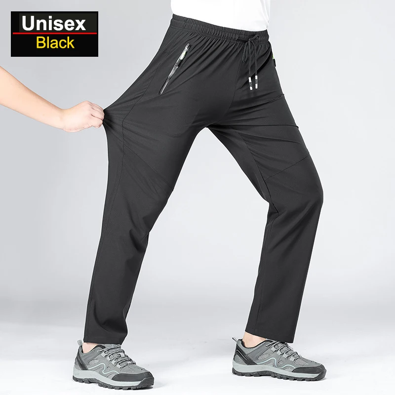 Unisex Drawstring Quick Dry Hiking Pants for Outdoor Wear
