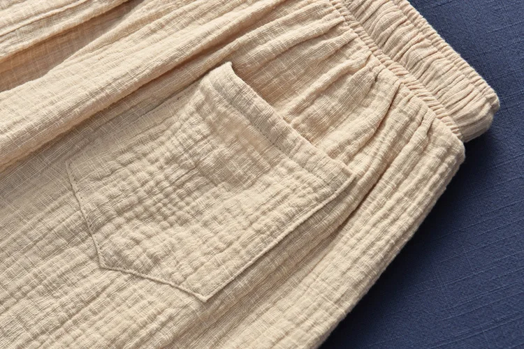 New Style Cotton Linen Women Shorts 2022 Summer New Solid Elastic Waist Women Shorts Wide Leg Shorts RV626 trendy plus size clothing