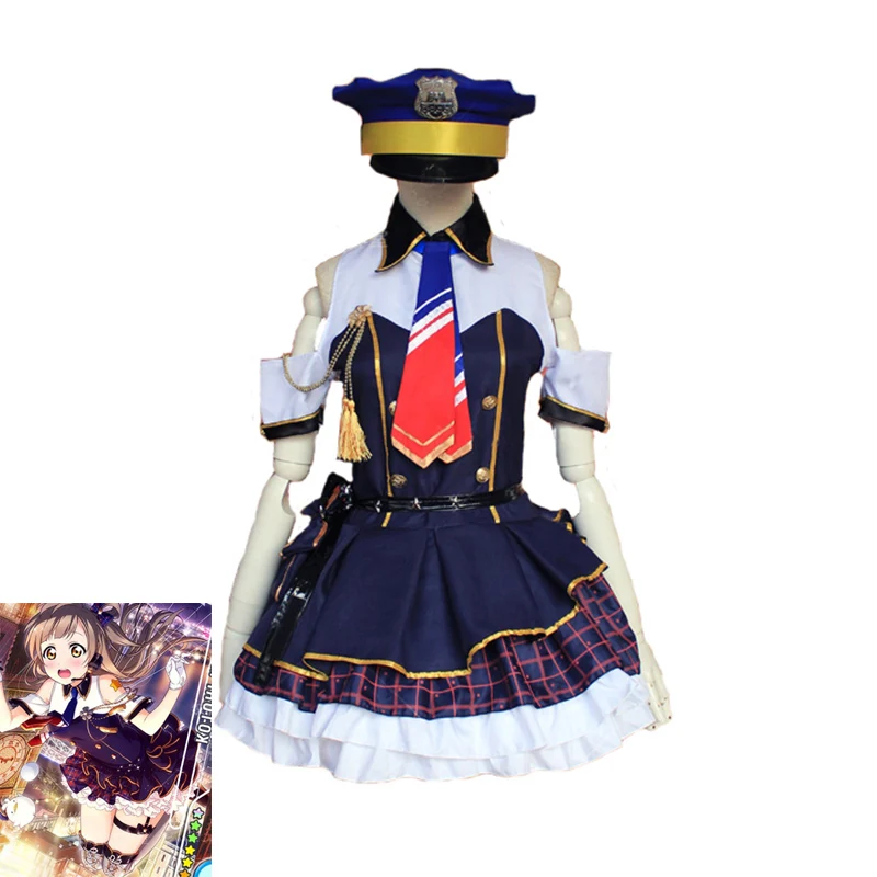 

Anime Lovelive Cosplay Love Live Minami Kotori Police Cosplay Costume Full Set