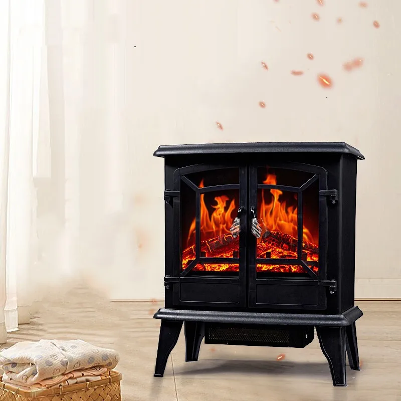 220v 50hz 1800w Household Electric Heater Fireplace Home Simulation Flame  Room Decoration Energy-saving Камин Электрический - Electric Fireplaces -  AliExpress