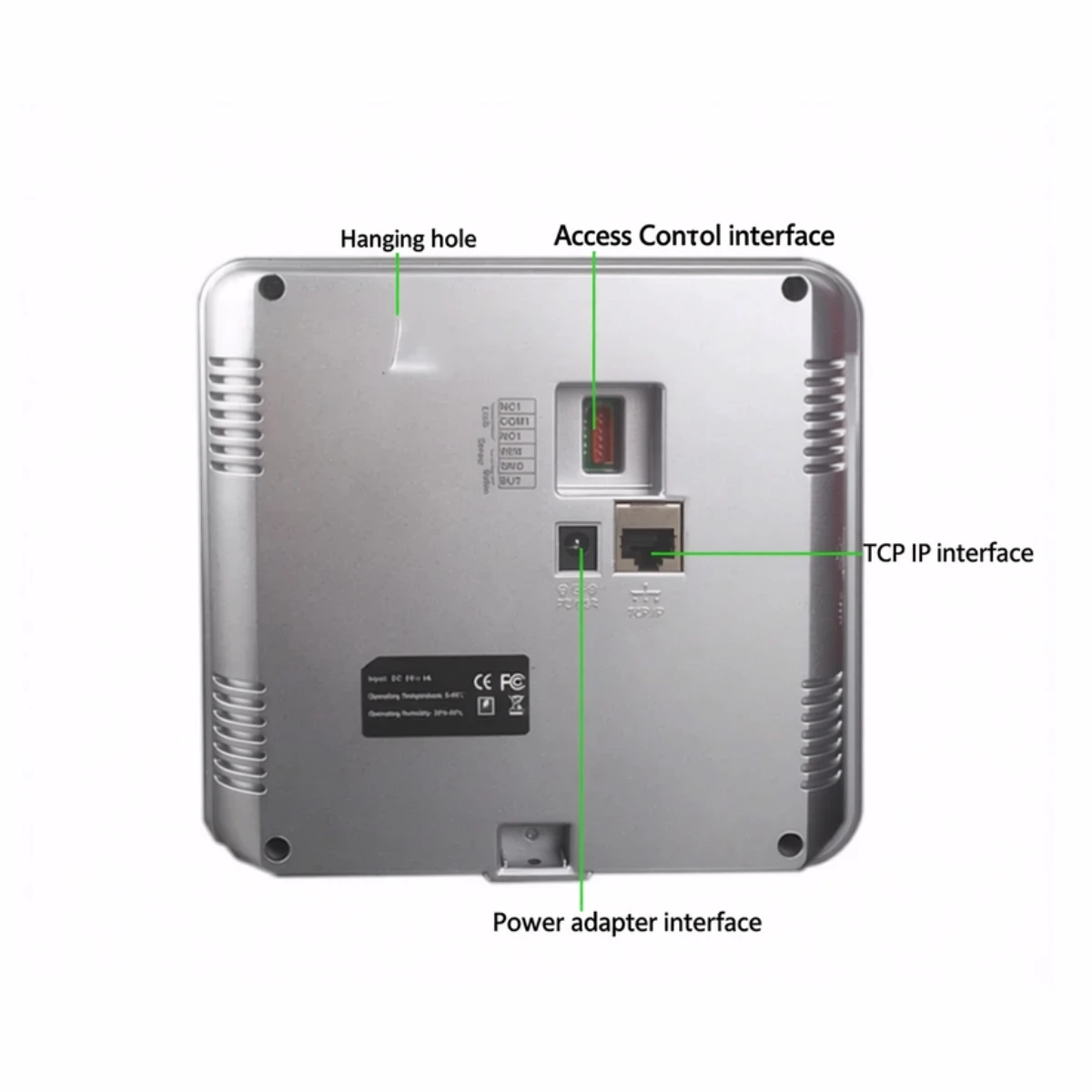 ZK3969 키패드 2.8인치 화면 TCP/IP USB 다운로드 기능이 있는 얼굴 지문 인식 시간 출석 기록기 번호