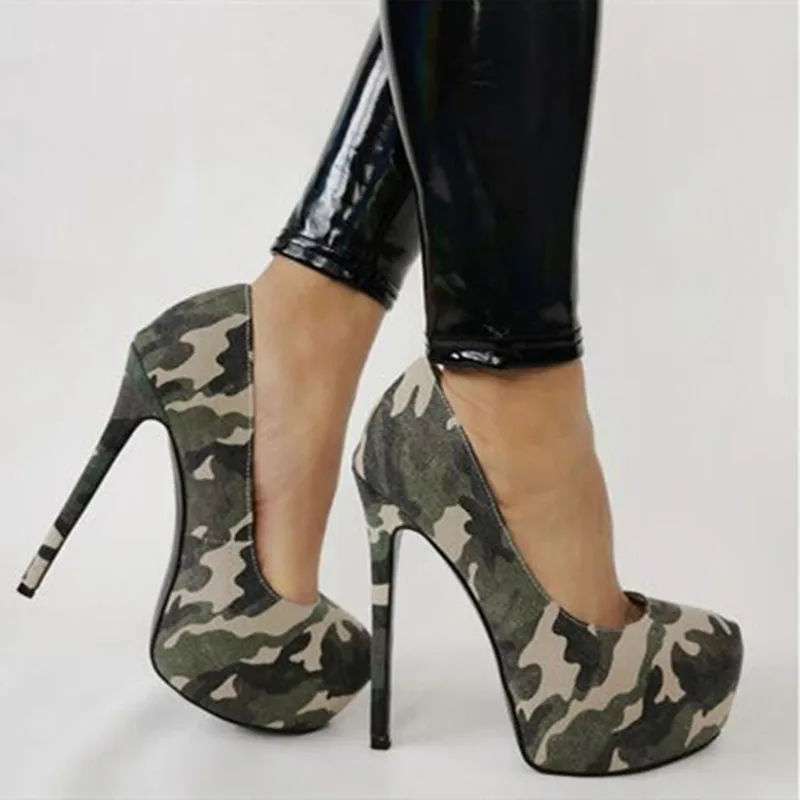 

Minan Ser Fashion Women's High Heels. About 15 cm High Heels. Party Shoes. Round Toe Pumps. Four Seasons High heeled shoes.