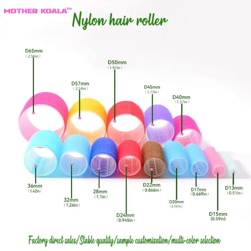1Bag big Hair Rollers, tubos para cabello,hair rollers set,rulos,heatless hair roller long curler tubo cabello,ondulines