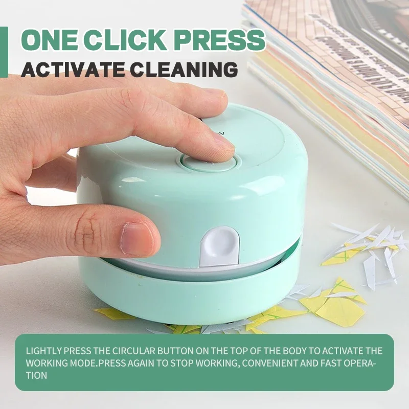 Mini Desktop Vacuum Cleaner Silent Cleaner Office Desk Study Desk Cleaning Expert Student Exquisite Gift Mini Vacuum Cleaner 4