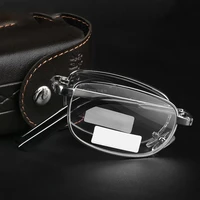Sighttoo Folding Square Reading Glasses For Men Women Portable Eyeglasses +50 +75 +275 +350 +400 +450 +500 +550 +600 2